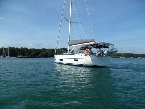Sailboat Bavaria 45 available for charter in Yacht Haven Marina Phuket